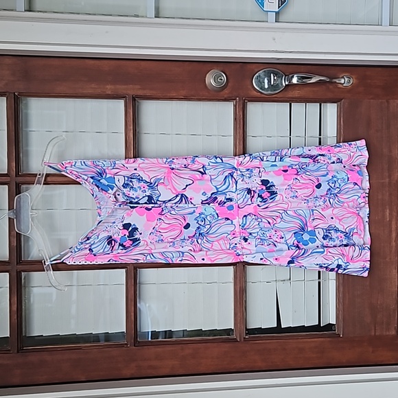 Lilly Pulitzer Gianni Skort Romper Prosecco Pink - Picture 8 of 8